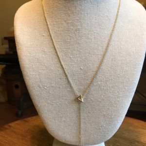 Stella and Dot Triangle Lariat Necklace